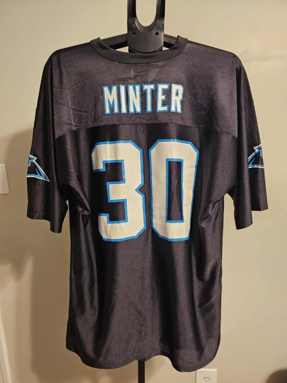 Vintage Carolina Panthers Mike Minter #30 Jersey XL Retired NFL Players